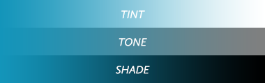 tint, tone, and shade
